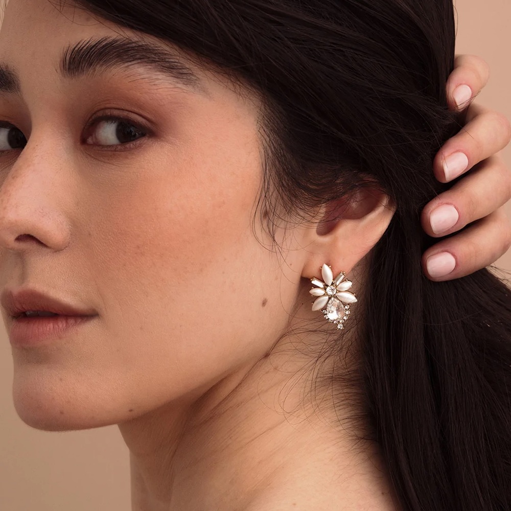 Pearl Floret Studs
